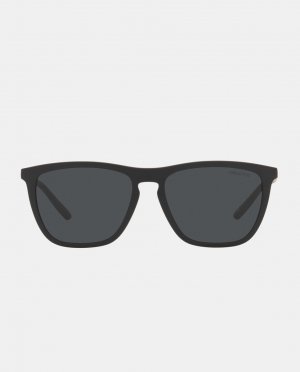 Черные квадратные солнцезащитные очки с тонкими дужками , черный Arnette