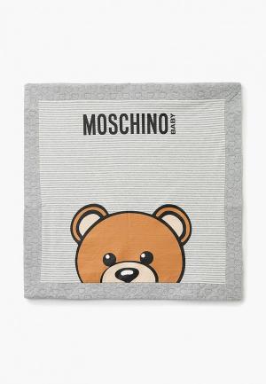 Одеяло детское Moschino GREY MEL TOY SHAPES, 75 х 75. см.. Цвет: серый