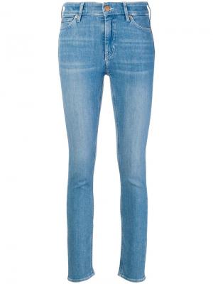Джинсы скинни с высокой талией Mih Jeans. Цвет: синий