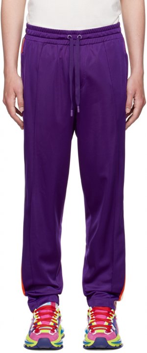 Пурпурные брюки для отдыха из полиэстера Dolce & Gabbana Dolce&Gabbana (D&G)