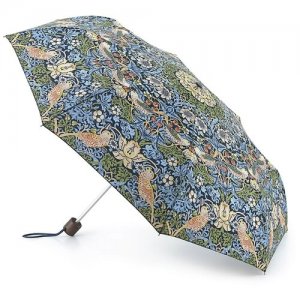 Мини-зонт , мультиколор FULTON. Цвет: зеленый/синий