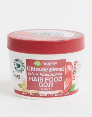 Маска для окрашенных волос с экстрактом ягод годжи Ultimate Blends Hair Food 3 в 1 Garnier