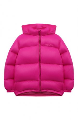 Утепленная куртка Versace. Цвет: розовый