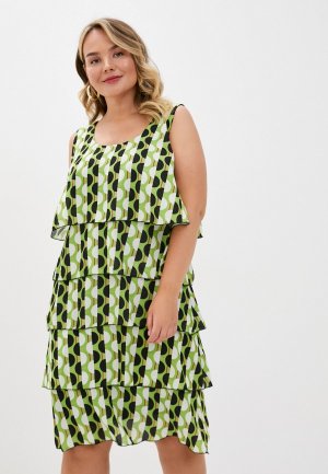 Платье Maqueda. Цвет: зеленый