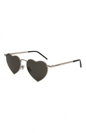 Солнцезащитные очки Saint Laurent. Цвет: серебряный