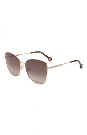 Солнцезащитные очки Carolina Herrera. Цвет: коричневый