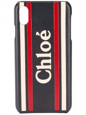 Чехол для телефона с логотипом Chloé. Цвет: синий