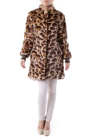 Fur coat Olivia Hops. Цвет: brown