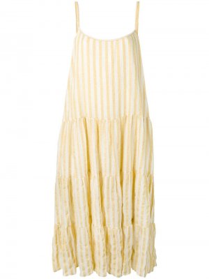 Платье Margot в полоску Sundress. Цвет: желтый
