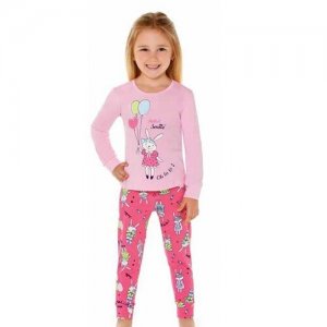 Пижама , размер 92-98, розовый BAYKAR. Цвет: розовый