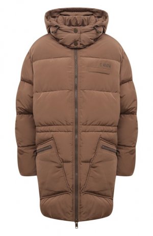 Утепленная куртка Ganni. Цвет: коричневый