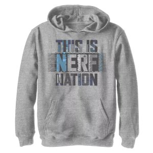 Синяя толстовка с глюками This Is Nation для мальчиков 8–20 лет Nerf