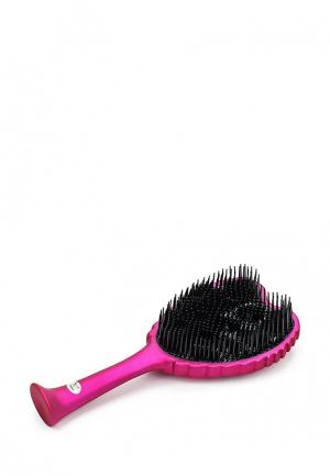 Расческа Tangle Angel Xtreme Fuchsia/ Black Bristles для волос. Цвет: розовый