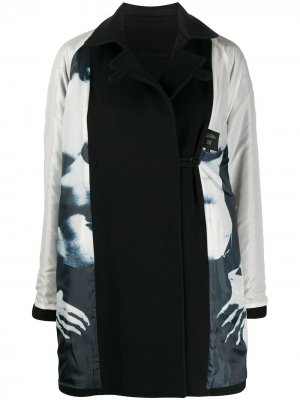 Пальто 1990-х годов с принтом Jean Paul Gaultier Pre-Owned. Цвет: черный