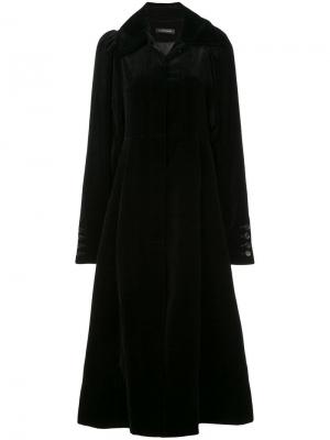 Однобортное пальто Jill Stuart. Цвет: черный
