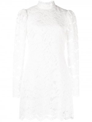 Кружевное платье мини Cupani Likely. Цвет: белый