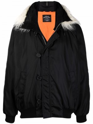 Куртка с капюшоном и вышитым логотипом Stella McCartney. Цвет: черный