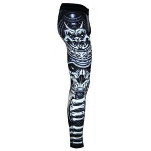 Компрессионные штаны Samurai Skull Black MSP-132 XL Athletic pro.. Цвет: черный