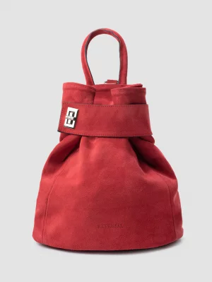 Рюкзак женский 9823R красный, 34х14х34 см Reversal. Цвет: красный