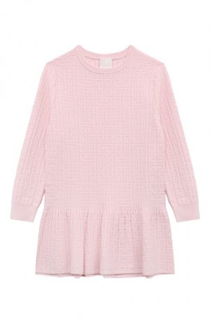 Платье из вискозы Givenchy. Цвет: розовый