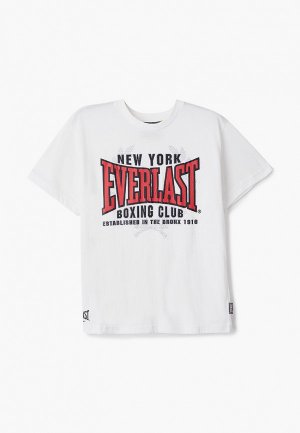 Футболка Everlast NY Boxing Club. Цвет: белый