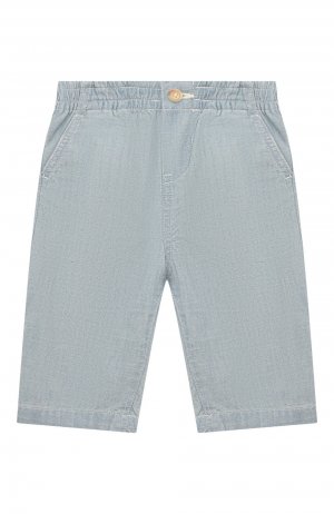 Хлопковые брюки Polo Ralph Lauren. Цвет: голубой