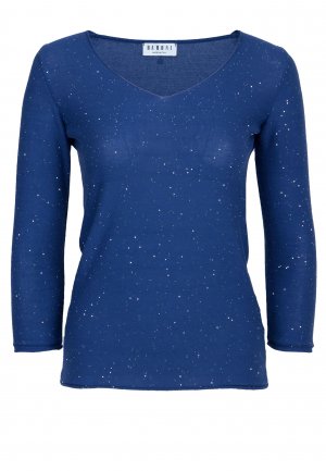 Пуловер ADRIANO BARONI. Цвет: синий