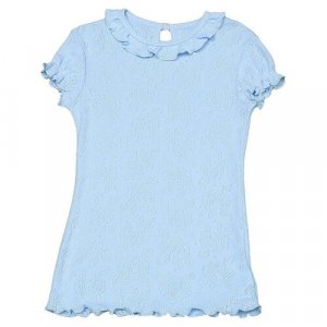 Школьная блуза , размер 158, голубой Снег. Цвет: голубой
