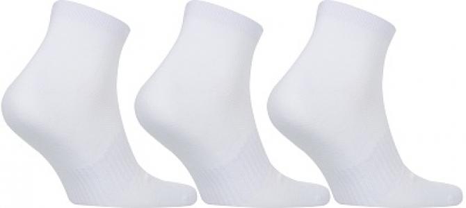 Носки New Cotton Quarter, 3 пары, размер 39-42 Columbia. Цвет: белый