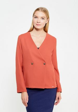 Жакет Coquelicot. Цвет: коричневый