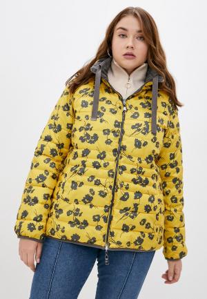 Куртка утепленная Elena Miro. Цвет: желтый