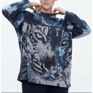 Пуловер , размер 44, синий DORISStreich. Цвет: синий