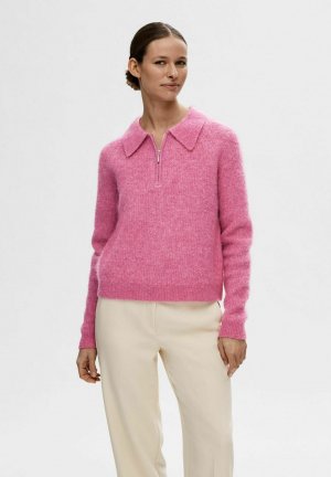 Вязаный свитер , цвет phlox pink Selected Femme