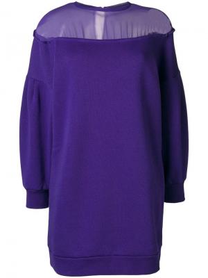 Платье-свитер 8pm. Цвет: фиолетовый