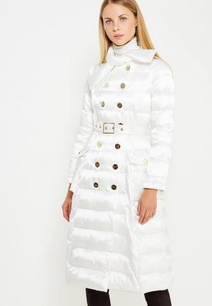 Куртка утепленная Elisabetta Franchi. Цвет: белый