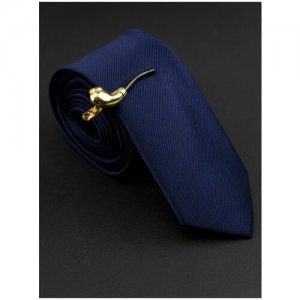 Зажим для галстука , черный, золотой 2beMan. Цвет: золотистый/черный