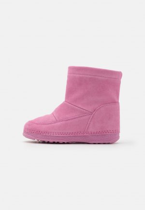 Зимние ботинки КОЖА, цвет light pink Zign