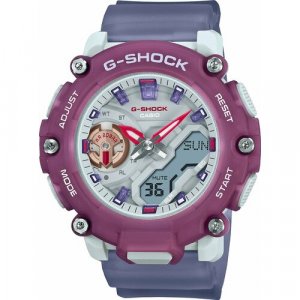 Наручные часы G-Shock GMA-S2200PE-6A, фиолетовый, белый CASIO. Цвет: серый/фиолетовый