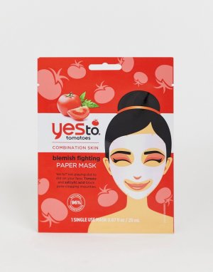 Маска для проблемной кожи лица Yes To Tomatoes-Бесцветный