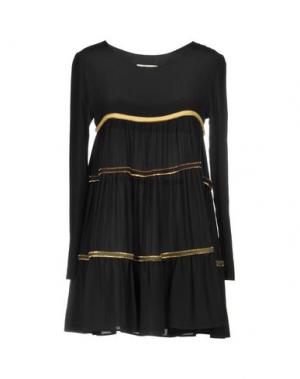 Короткое платье ELLA LUNA. Цвет: черный