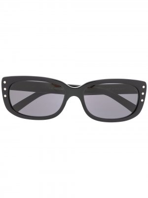 Солнцезащитные очки в прямоугольной оправе Celine Eyewear. Цвет: черный