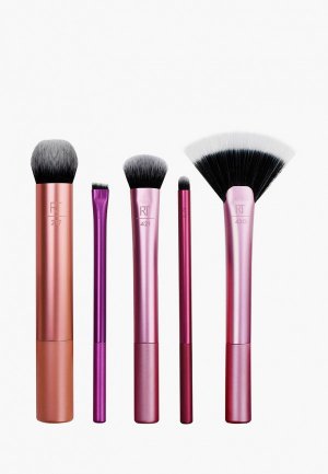 Набор кистей для макияжа Real Techniques Artist Essentials. Цвет: розовый