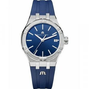 Наручные часы AI1106-SS000-430-4, синий, серебряный Maurice Lacroix. Цвет: серебристый/синий