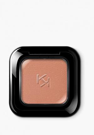 Тени для век Kiko Milano High Pigment Sparkling eyeshadow, стойкие высокопигментированные, тон 05 brick, 1.5 г. Цвет: оранжевый