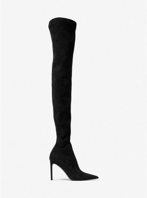 Замшевые сапоги Collection Elle, черный Michael Kors