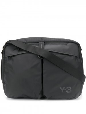 Сумка для ноутбука с логотипом Y-3. Цвет: черный