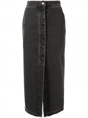 Джинсовая юбка Vivienne Westwood Anglomania. Цвет: черный
