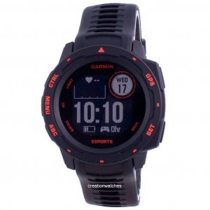 Часы Instinct E-Sport Edition с дисплеем для уличного фитнеса и GPS, черный ремешок 010-02064-72 Мультиспортивные Garmin
