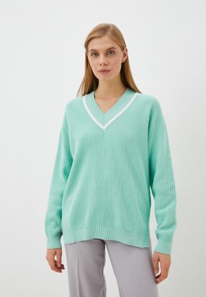 Пуловер Vladi Collection. Цвет: бирюзовый