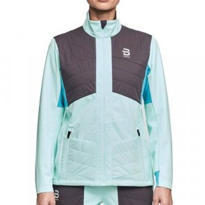 Куртка , размер S, голубой, серый Bjorn Daehlie. Цвет: голубой
